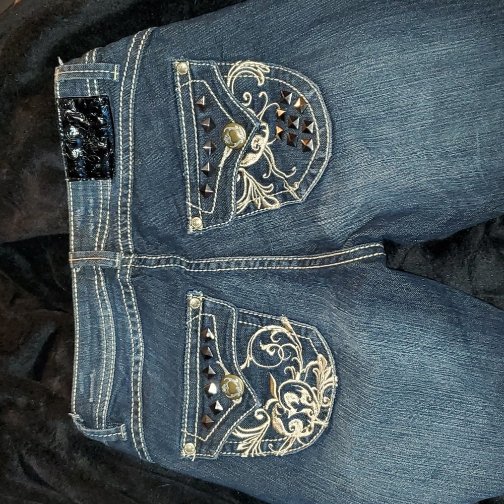 Apple Bottoms studded silver gold